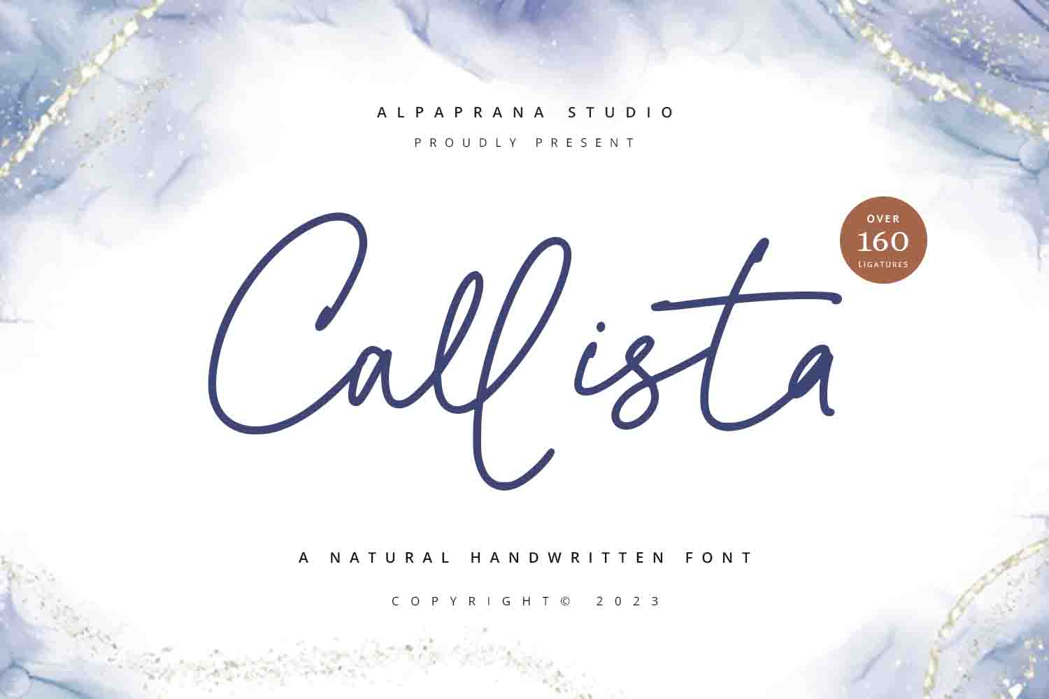 Callista - Signature Font - Alpaprana Studio