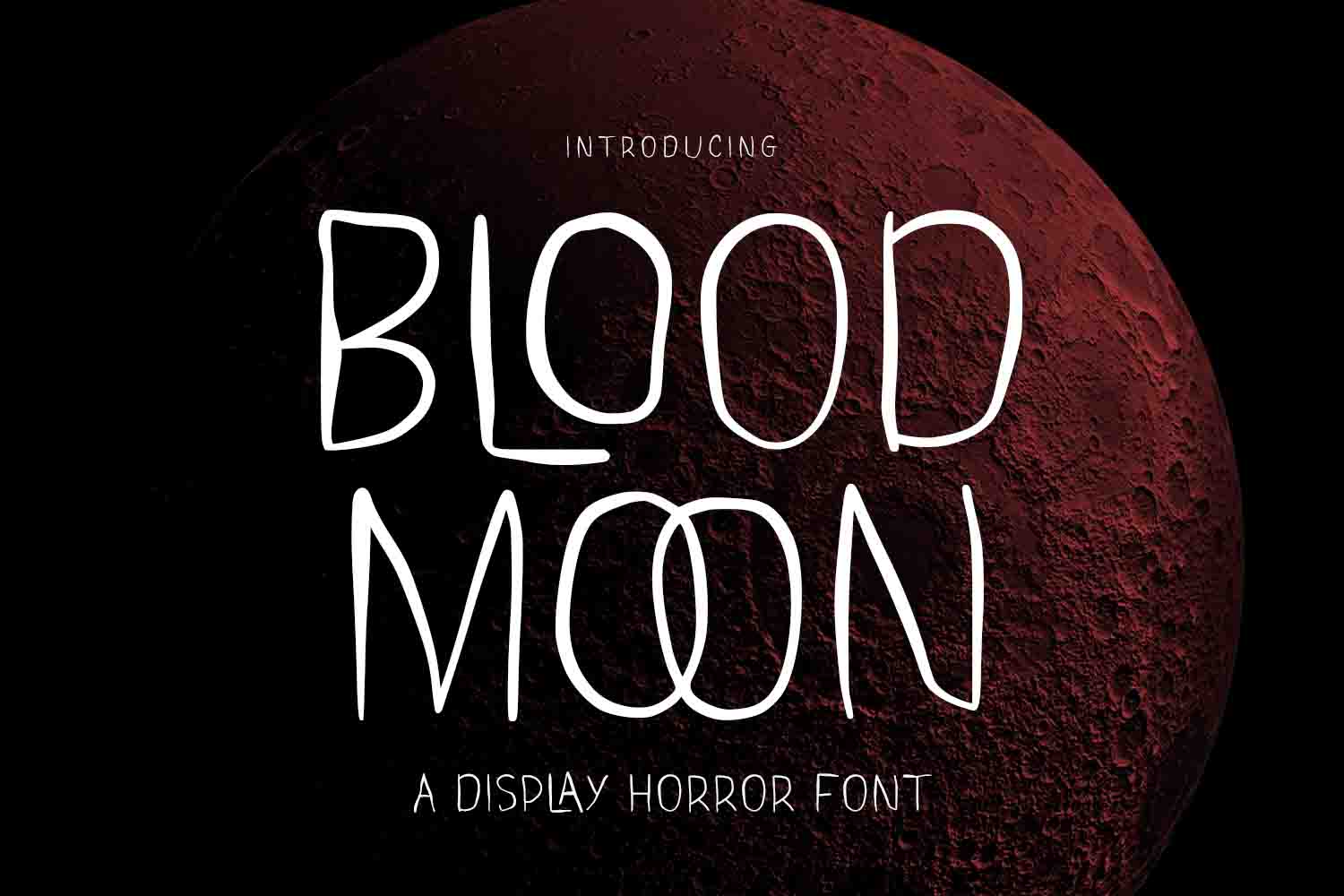 Blood Moon - Display Font - Alpaprana Studio