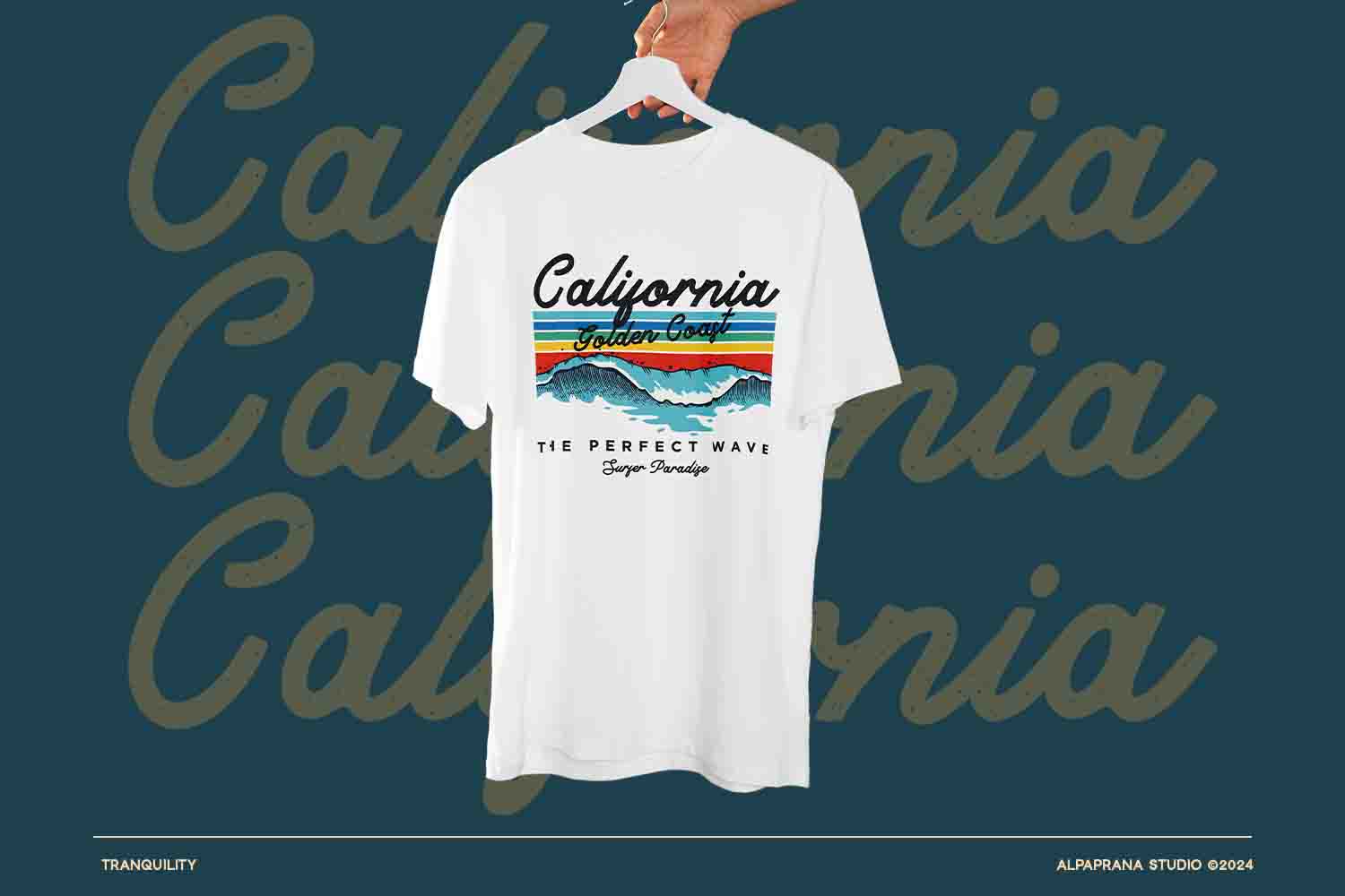 Tranquility - Vintage Script - Alpaprana Studio