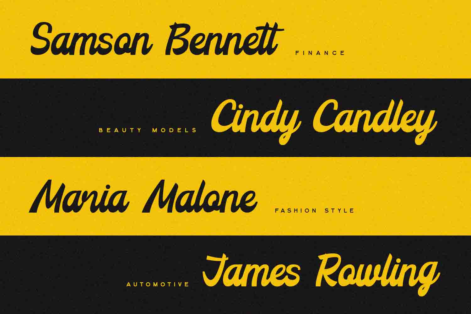 Grandier Script Logos Grandeur - Bold Script - Alpaprana Studio