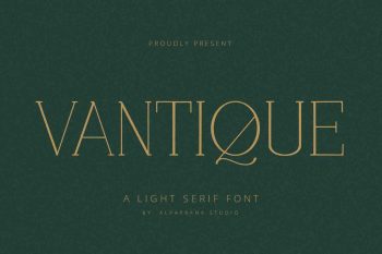 Vantique - Serif Font