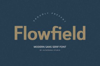 Flowfield - Sans Serif Font