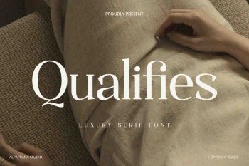 Qualifies - Serif Font