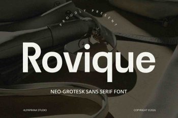 Rovique - Sans Serif Font