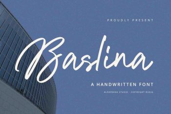Baslina - Handwritten Font