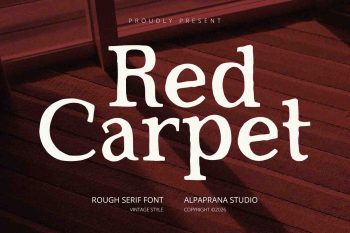 Red Carpet - Serif Font
